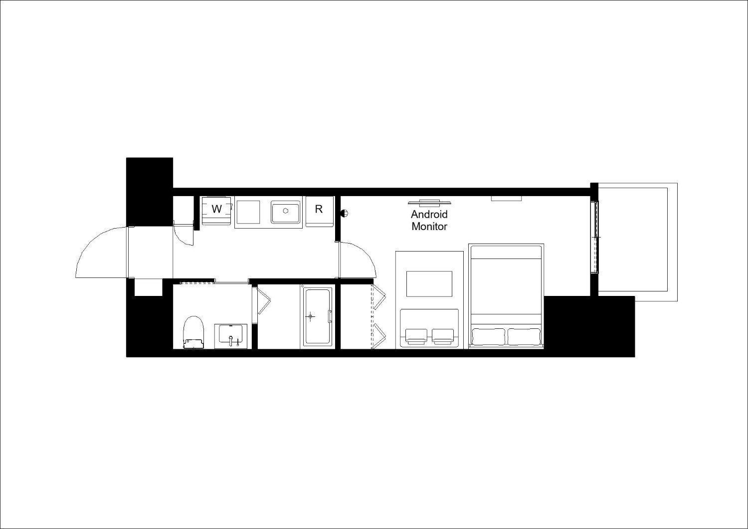 Lighthouse Otsuka Apartment Токио Стая снимка